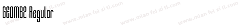GEOMB2 Regular字体转换